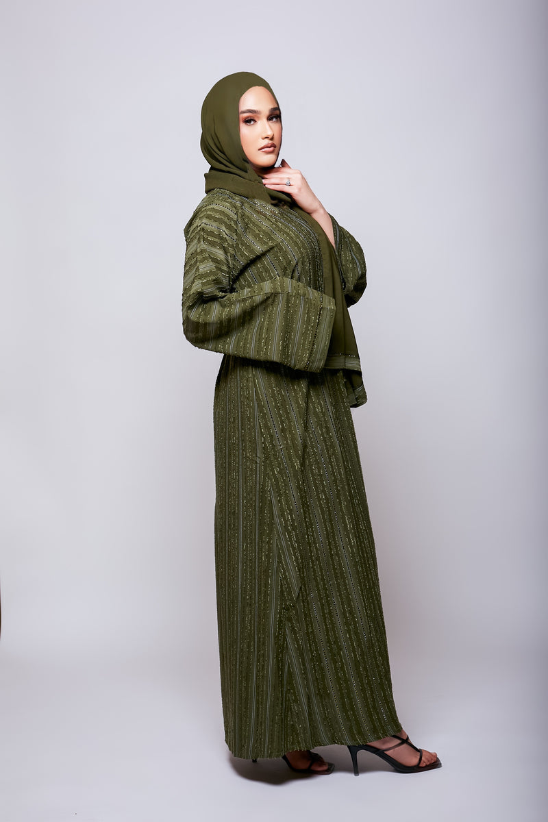 Abaya Keza Khaki