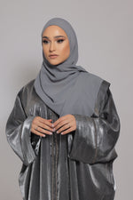 Abaya Qamaar Silver